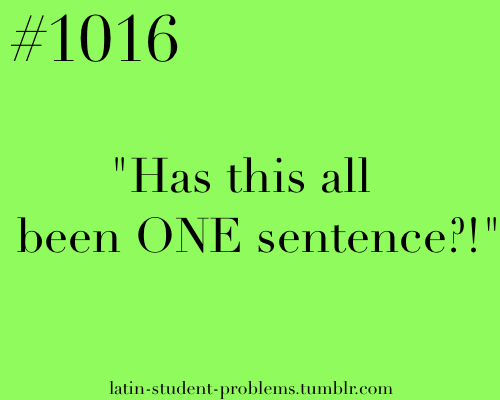 Latin Student Problems