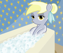 derpyisthebest:  ask-the-doctor-and-derpy:  derpyisthebest:  vinyls-crib:  Bubble bath by ~PowerPuffPucca Um Hi?  Get out of my bathroom before i throw you into a wall  Doc)No  Doc get out  But your so sexy