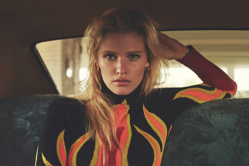 thefactoryoffashion - Lara Stone by Emma Tempest for Russh...