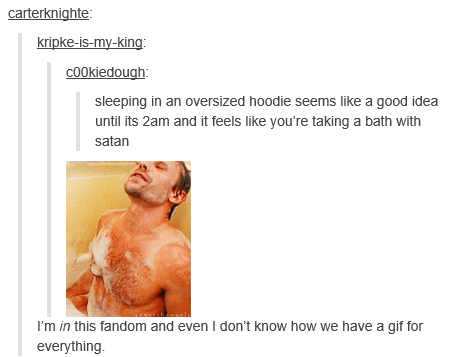 jiericho:  How Supernatural fandom takes over tumblr posts with relevant gifs PART 2