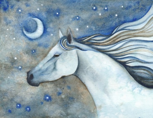 Horse portraits - watercolour on paper (10*15cm)Available on Etsy : www.etsy.com/fr/shop/Sie