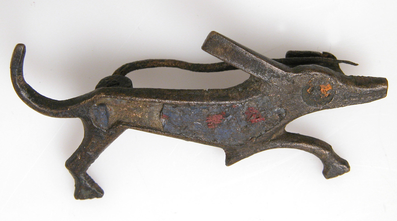 the-met-art: Brooch in the Form of a Dog via Medieval ArtMedium: Champlevé enamel,