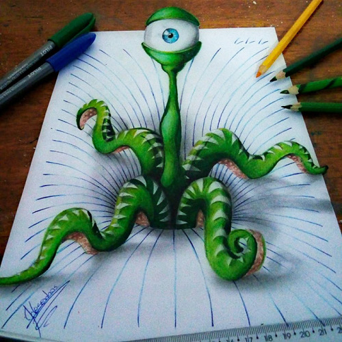 Creative 3D Illustrations - Yaratıcı 3D Çizimler by João Carvalho (16-Year-Old)