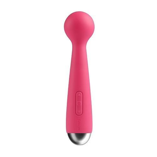 SVAKOM EMMA MINI WATERPROOF WAND MASSAGER VIBE - RED