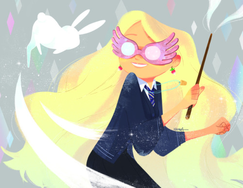  Luna Lovegood for #potterweekprompts on instagram! (Please DO NOT repost or use without credit or p