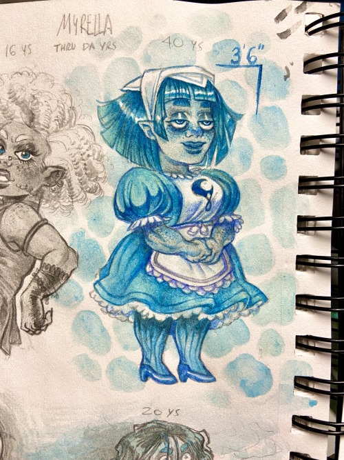 Was working on my sketchbook and made some nice paintings of two of my dnd characters so heres my cr