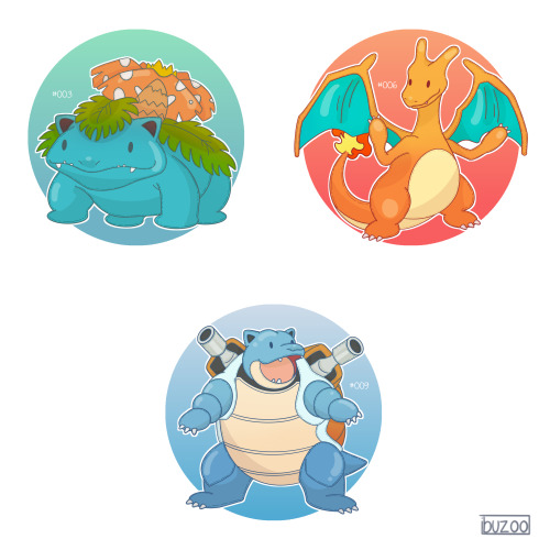 Aaand the last evolution line of the Kanto starters. My first Pokemon was Bulbasaur - even now I lov