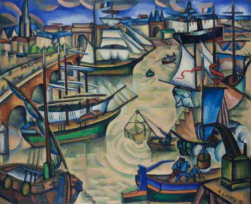 Port of BordeauxAndré Lhote (French; 1885–1962)1912Oil on canvasPrivate collection