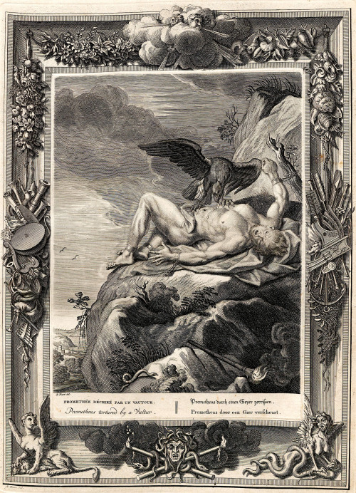 Bernard Picart (1673-1733), ‘Prometheus’, from “Neueröffneter Musen-Tempel” 