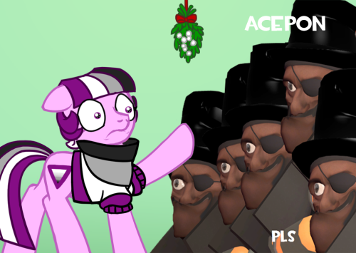 ask-acepony:  Congratz. You found a pile of demomen.  Somepony save me!   XD!!! omfg