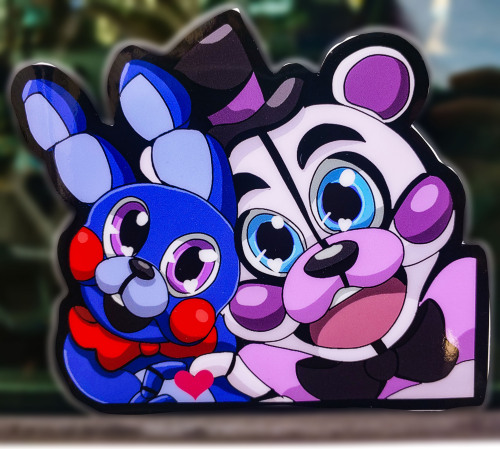 FNAF Window Decals are now AVAILABLE! They are thicc as FUK and they be up on dat Etsy store. More C