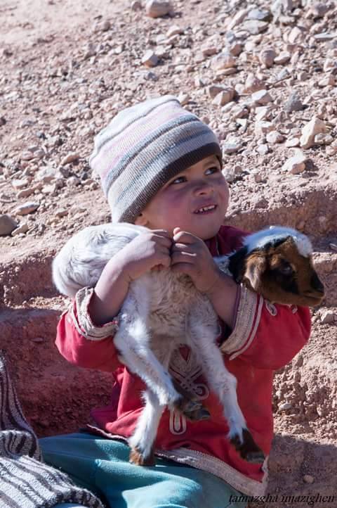 Amazigh little boy from the Atlas Montains , Morocco