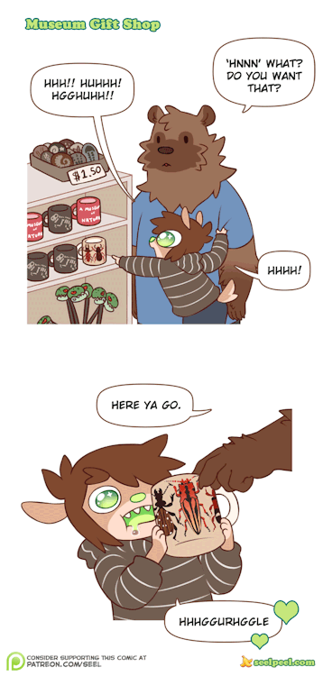 groundlion:  Unfortunately a very accurate representation of this day. But years later, I still use that mug. I love it  <3 You can see more here:  ★ More Seelpeel Comics! ★ Patreon ★ Twitter ★  