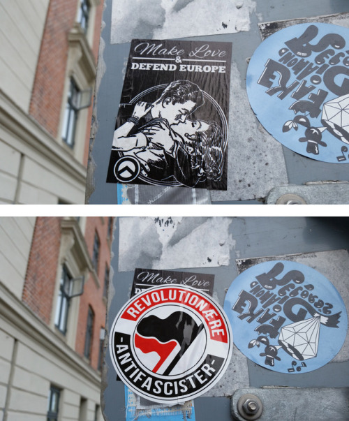 Nazi stickers don’t last in Copenhagen