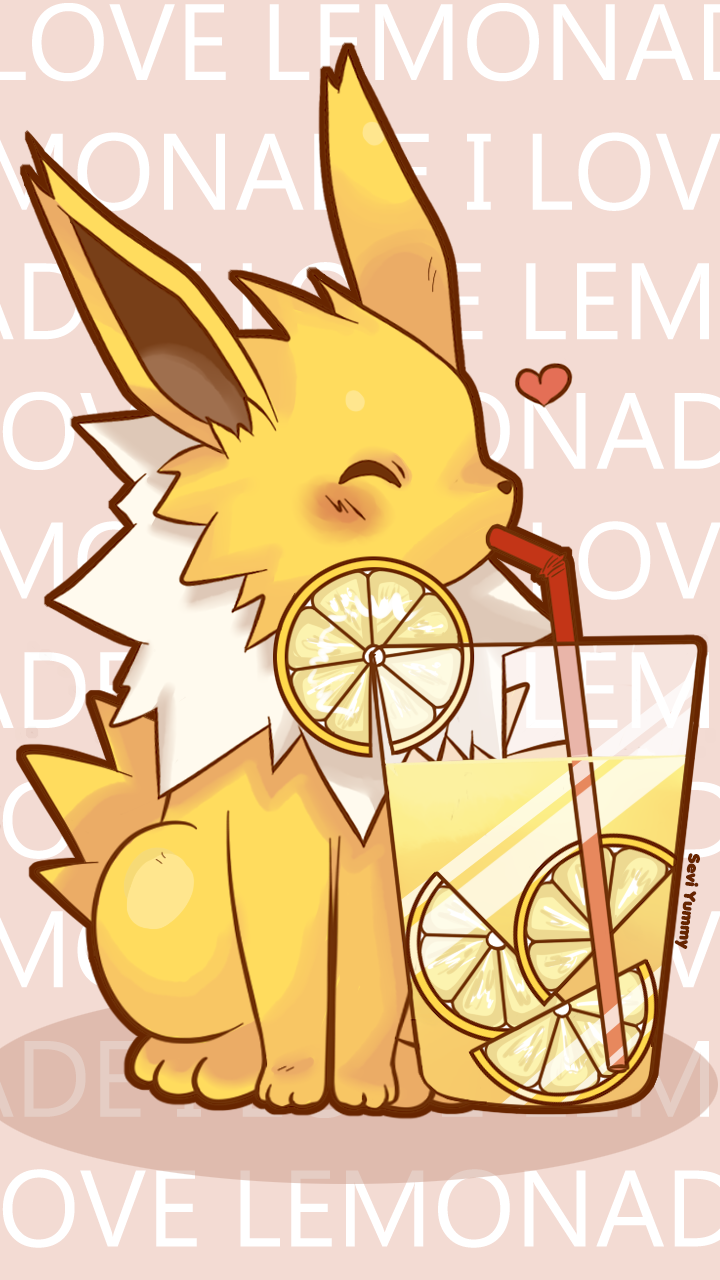 My phone wallpaper for a while Jolteon  rpokemon