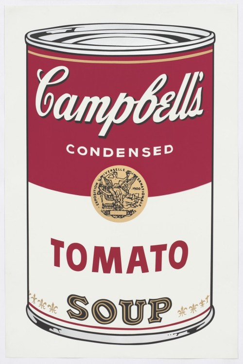 artist-andy-warhol: Untitled from Campbell’s Soup I, Andy Warhol, 1968, MoMA: Drawings and PrintsGif