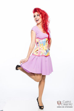 peach-blossom-spring:  Disney Princess longline underbust by Castle Corsetry