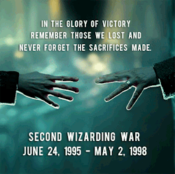 kinghanalister:  Today marked the 15th anniversary of the Battle of Hogwarts. 
