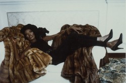 erytheis:  grace jones in furs by fendi,