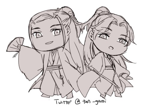 and more wenzhou but in chibi form