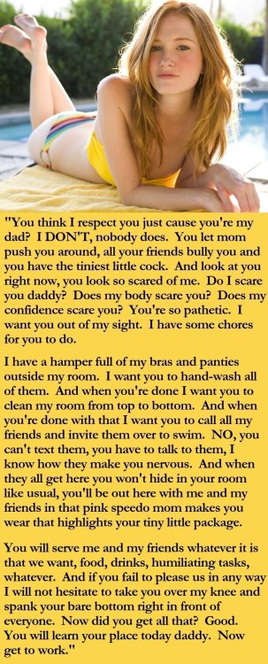 femmepower: Do I scare you daddy? Yes I&rsquo;m scaredPathetic sissyboi needs an Alpha Woman to 