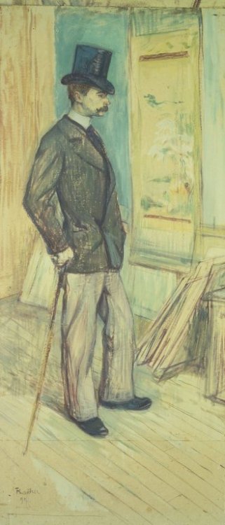 artist-lautrec: Portrait of M. Paul Sescau (Portrait de M. Paul Sescau), Henri de Toulouse-LautrecSi