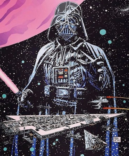 Classic Star Wars Cover Follow: @gigantic.creatures Artist: Al Williamson Hashtags: posted on Instag