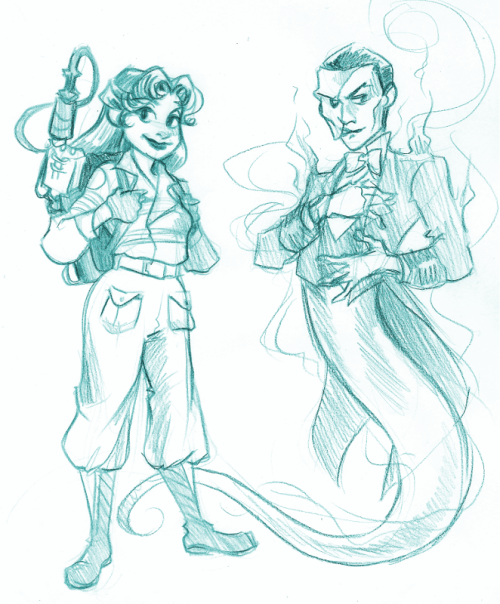 forthegothicheroine:rumpelstiltskinned:Ghostbusters AU!Christine goes to investigate the Opera Popul