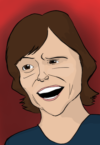 tpr465: Tig Notaro. Drew this while listening to her “LIVE” comedy album