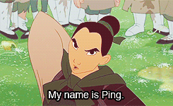 gillieswest:  Disney Animated Movie Challenge: [2/10] Movies - Mulan  “I’ve heard