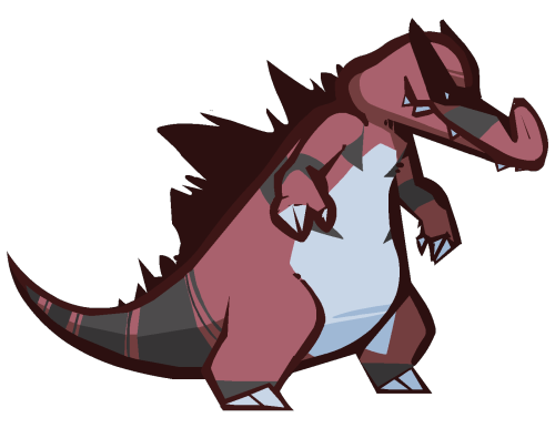 stiquiddraws:Helloooooooooo, here’s today’s pokemon: #553 Krookodile. I gave him more back spikes be