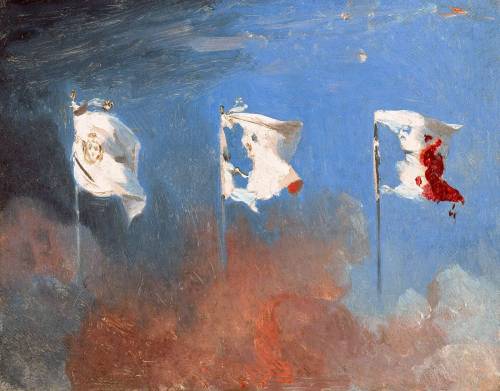wannabequebecois:The White Flag of the French Monarchy Transforms into the Tricolore as a Result of 