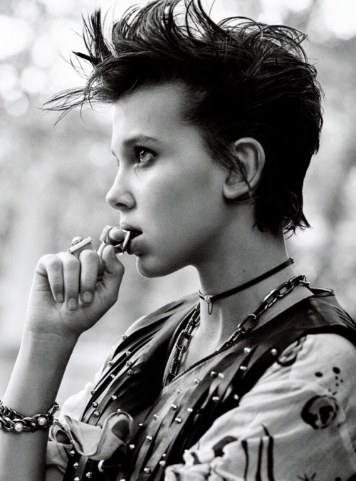 nancybyrs:millie bobby brown for interview magazine by mikael jansson