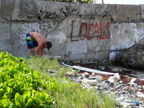 Locals only, apparently. St. C, St. Croix, USVI. c. 2014