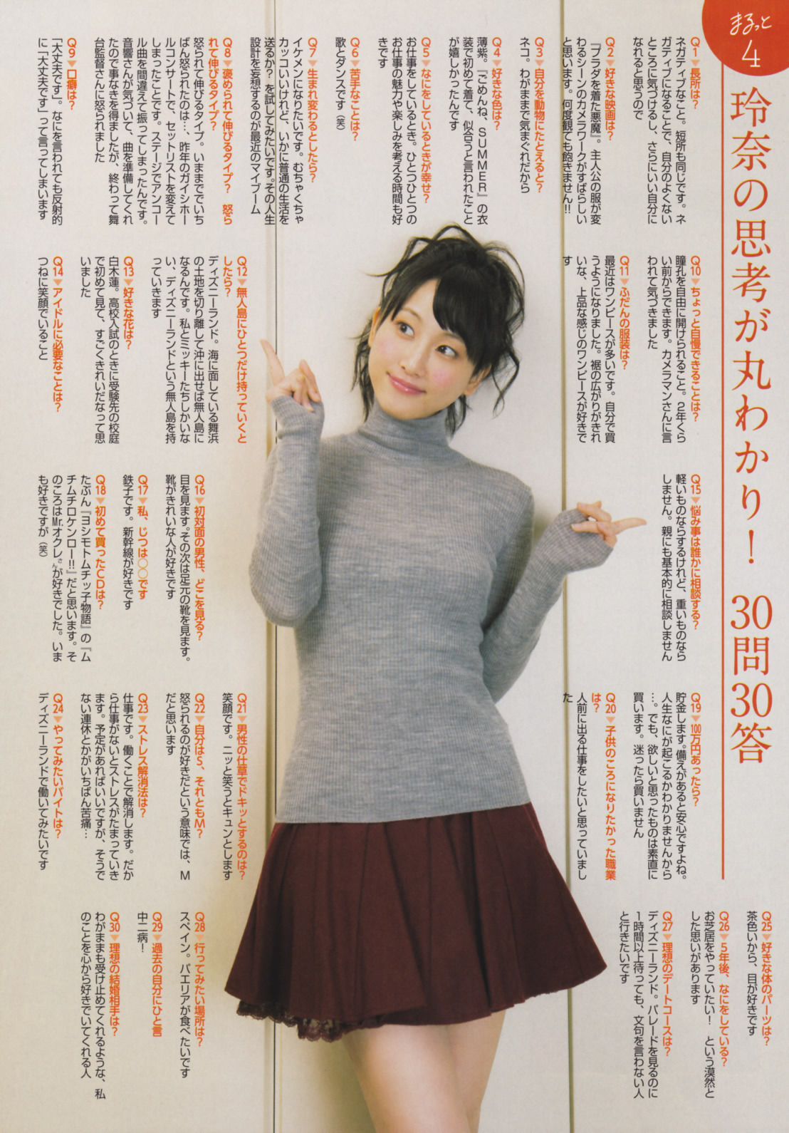 thestage48:  FLASH 2013.4.30 まるっとれなちゃん。松井玲菜 