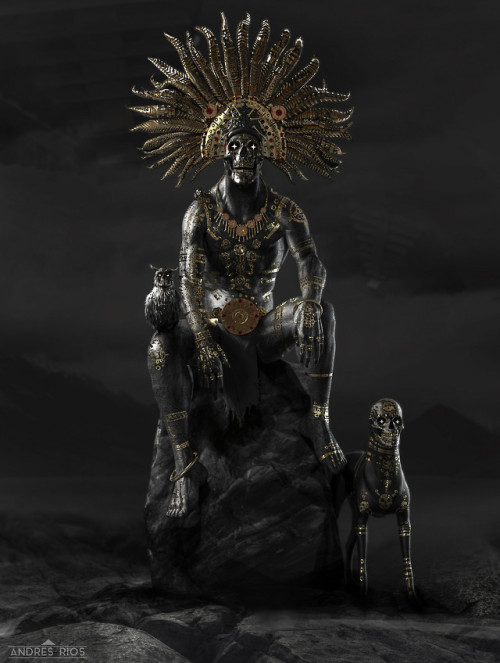 morbidfantasy21:Mictlantecuhtli by AndresRios