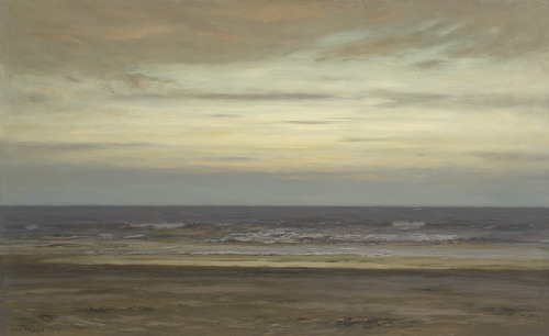 Dwight William Tryon (American; 1849–1925)(above)Sunrise (1905)PastelMead Art Museum, Amherst Colleg