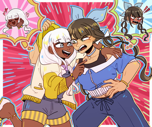 ministarfruit:femslashfeb day 9: rivalry! ☆