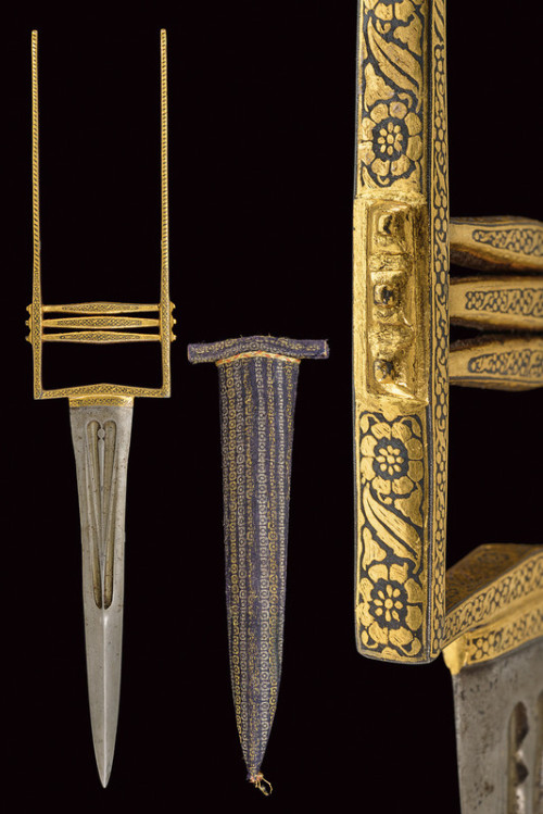 Gold inlaid katar, India, circa 1800.from Czerny’s International Auction House