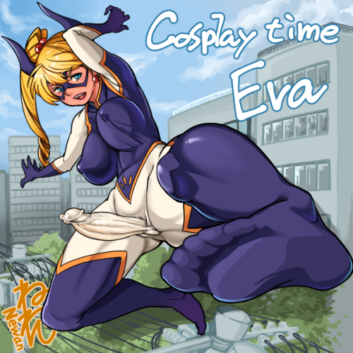 neone-x: Cosplay time on Picarto.tv Streaming Eva / Mt. Lady from My Hero Academia