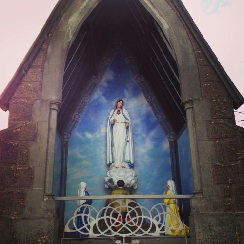 allaboutmary: A road shrine for Our Lady of Fatima in Dingle, Ireland.