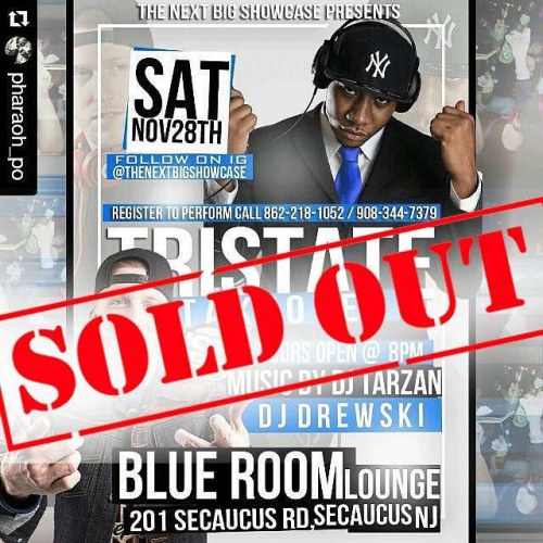 Nov 28 is officially SOLD OUT #TheNextBigShowcase Presents #TristateTakeover going down Nov 28th @ T