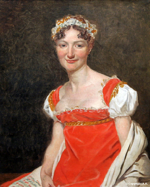 Portrait la Baronne Pauline Jeanin by Jacques-Louis David, 1812
