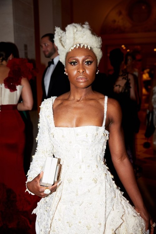 Cynthia Erivo attends the ‘Rei Kawakubo/Comme des Garcons: Art Of The In-Between’ Costum