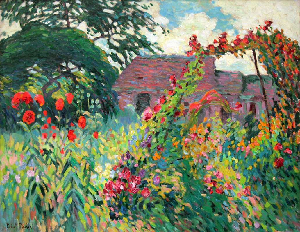 huariqueje:   Le jardin aux pavots (The Garden of Papavers)  -  Robert Antoine