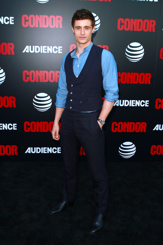 westwallys:Max Irons attends the première of ‘Condor’ at NeueHouse Hollywood