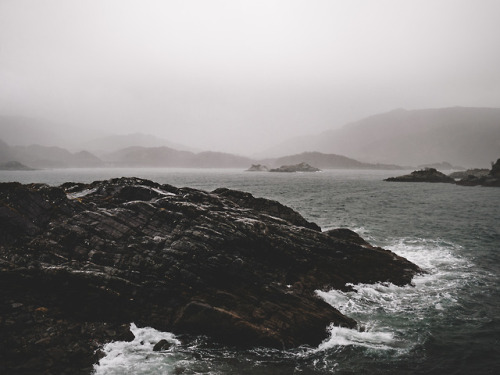 On the road to the Isles, Scottish Highlands.