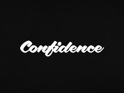 type-lover:  Confidence  by Jerome Collinge    