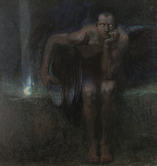 mysteriousartcentury:Franz von Stuck (1863-1928), was a German symbolist painter, sculptor, printmak