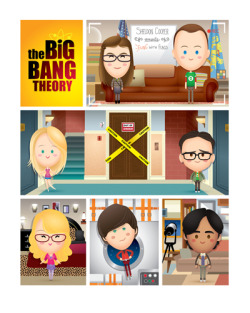 Jerrodmaruyama:the Physics Of Friendship - The Big Bang Theory Art Show At Gallery